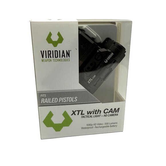 Viridian XTL Tactical Light With HD Camera For Railed Pistols - Picture 1 of 5